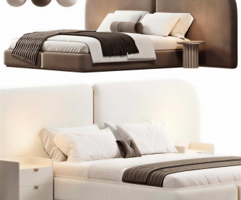 Modern Double Bed-ID:103390222