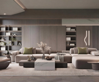 Modern A Living Room-ID:709939968