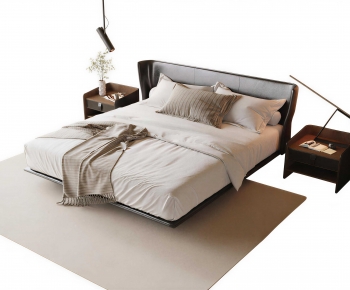 Modern Double Bed-ID:618272077
