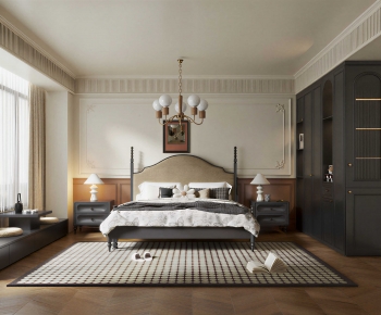 French Style Bedroom-ID:671533112
