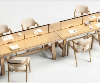 Modern Computer Desk And Chair-ID:522418022