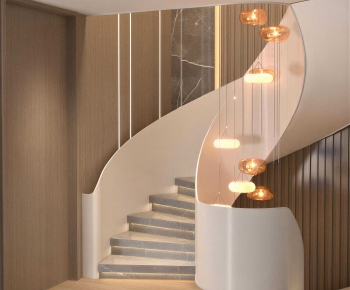 Modern Rotating Staircase-ID:711334947