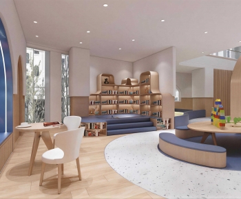 Modern Children's Reading Room-ID:125226972