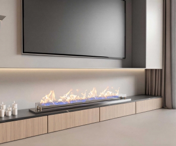 Modern Electronic Fireplace-ID:374281885