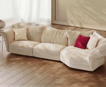 European Style Curved Sofa-ID:722718955