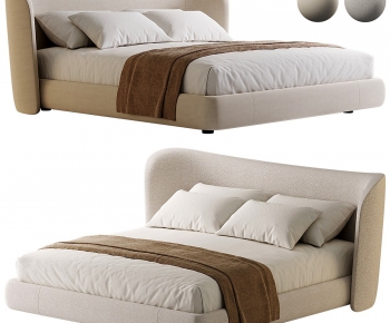 Modern Double Bed-ID:398819459