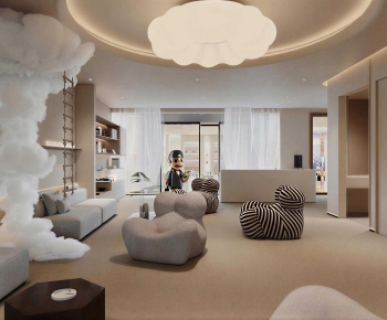 Wabi-sabi Style A Living Room-ID:546905043