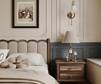 French Style Bedside Cupboard-ID:712353947