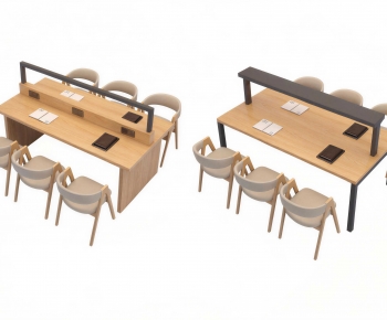 Modern Computer Desk And Chair-ID:809528119