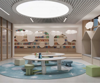 Modern Children's Reading Room-ID:941265114