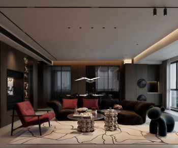 Modern A Living Room-ID:594315052