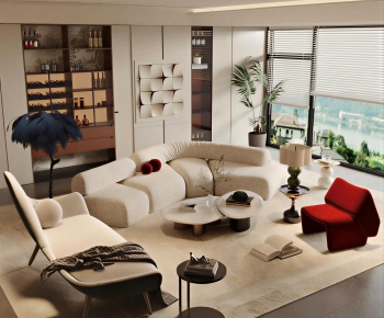 Modern A Living Room-ID:153637893