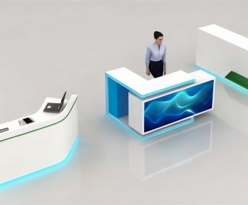 Modern Reception Desk-ID:237288002