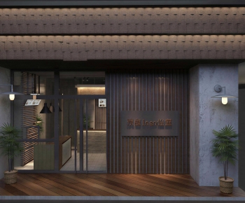 New Chinese Style Facade Element-ID:709057097
