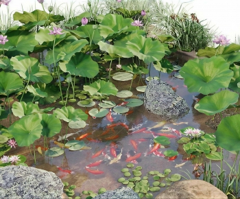 Chinese Style Rockery Waterscape-ID:789720068
