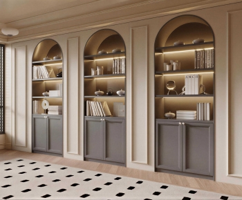 French Style Bookcase-ID:886387118