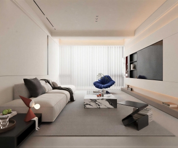 Modern A Living Room-ID:772921097