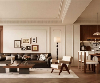 French Style A Living Room-ID:729214916