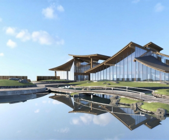 New Chinese Style Public Building-ID:342969897