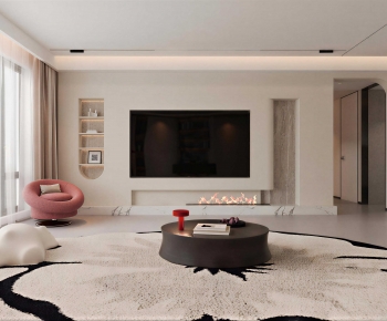 Modern A Living Room-ID:752553945