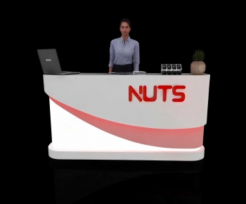 Modern Reception Desk-ID:770669061