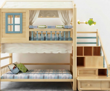 Modern Bunk Bed-ID:143465046