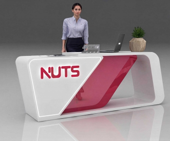 Modern Reception Desk-ID:113646987