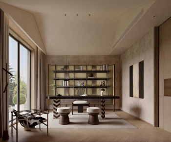 Wabi-sabi Style Study Space-ID:417515998