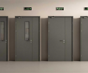 Modern Fire Door-ID:407841928