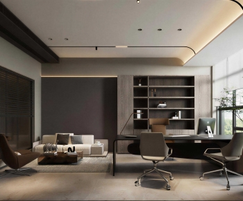 Modern Manager's Office-ID:635039822