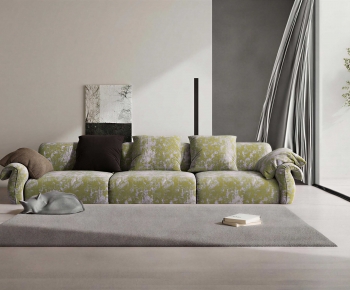 Modern Three-seat Sofa-ID:516444929