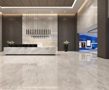 Modern Office Reception Desk-ID:894026044