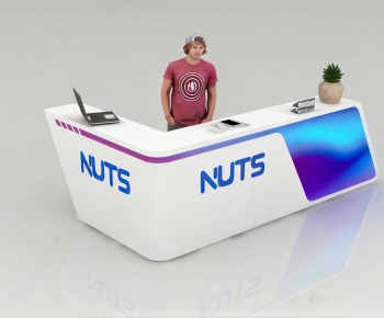 Modern Reception Desk-ID:827992927