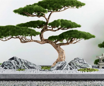 New Chinese Style Plant Landscaping-ID:894952063