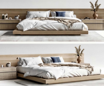 Modern Double Bed-ID:535172944