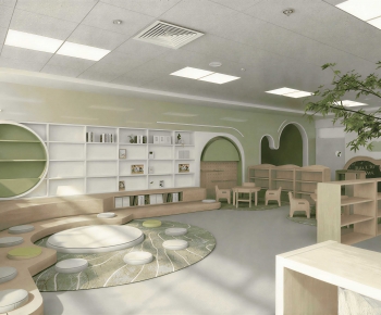 Modern Children's Reading Room-ID:472089052