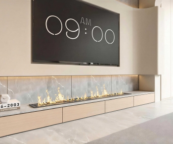 Modern Electronic Fireplace-ID:394798048