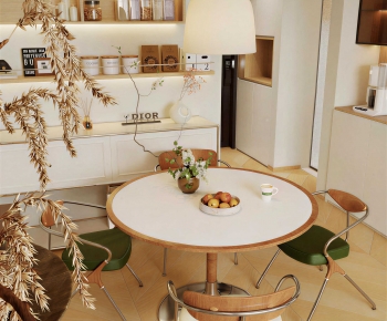 Modern Dining Table And Chairs-ID:118462094