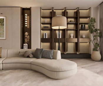 Modern A Living Room-ID:693434002