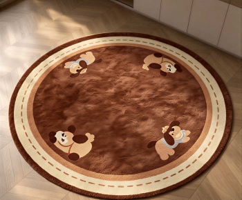 Modern Circular Carpet-ID:257704028