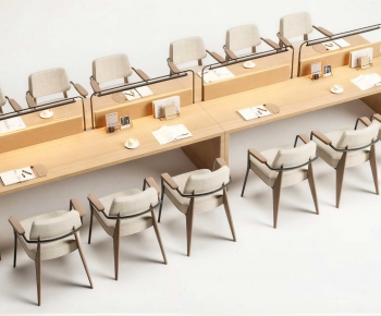 Modern Computer Desk And Chair-ID:937517882