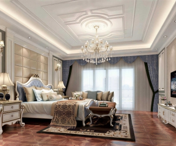 European Style Bedroom-ID:614723923