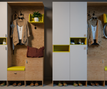 Modern Shoe Cabinet-ID:143060927