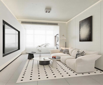 Modern A Living Room-ID:757980313