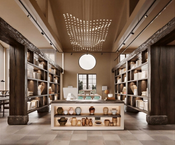 Wabi-sabi Style Bookstore Book Bar-ID:617518909