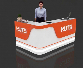 Modern Reception Desk-ID:892544032