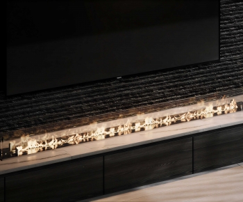 Modern Electronic Fireplace-ID:221035961