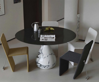 Modern Dining Table And Chairs-ID:975594047