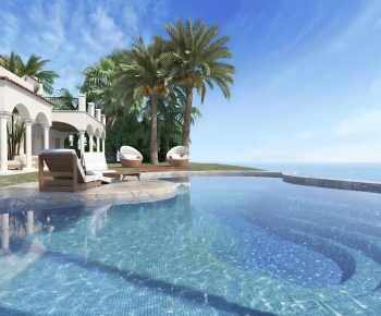 Modern Swimming Pool-ID:889550928