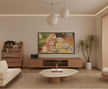 Modern A Living Room-ID:610919005